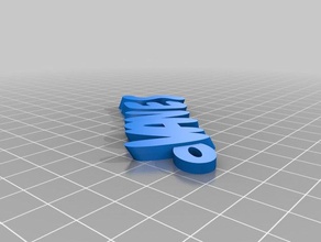 vanes keychains customized 3d print model - Mito3D