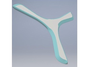 boomerang - 3 lames sport et loisirs jouet vol amusant plein air le lancer 3d print model - Mito3D