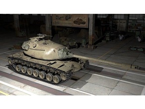 m103 veículos americana tanque pesado do modelo mundo tanques 3d print model - Mito3D