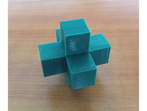 tre pezzi di puzzle i Puzzle 3d 3d print model - Mito3D