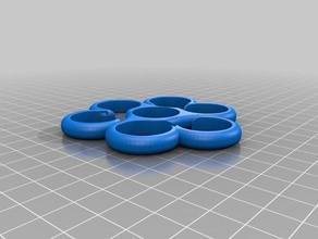 6 pronged spinner 3d printing 3d print model - Mito3D
