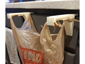 counter-top trash bag holder kitchen & dining 3d print model - Mito3D