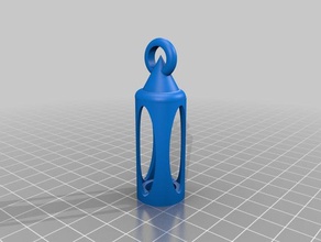 marble cage keychain keychains 3d print model - Mito3D