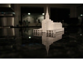 oquirrh templo de la montaña las estructuras edificios lds mormón 3d print model - Mito3D