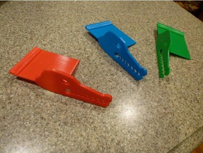 clipadile mcnotehead clip de saco cozinha e sala jantar clipe crocodilo a único extrusão 3d print model - Mito3D