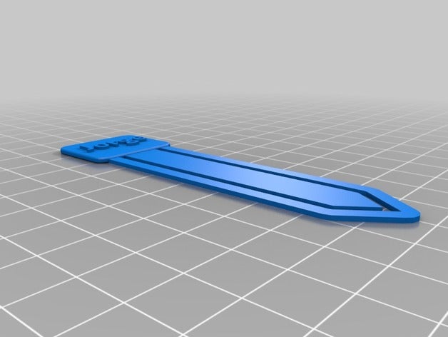 clip jorge l de la oficina personalizado 3D print model - Mito3D