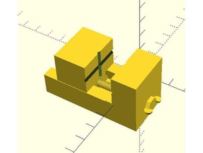 simple tornillo de banco herramientas 3d print model - Mito3D