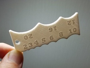 raggio di gauge mini utensili a mano angolo raccordo filetto misuratore misurare il radiusgauge strumento 3d print model - Mito3D