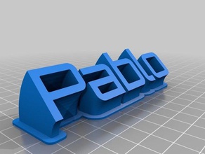 pablo office customized 3d print model - Mito3D