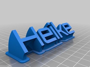heike de la oficina personalizado 3d print model - Mito3D