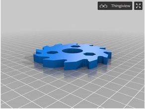 serra fidget giratório brinquedo & acessórios para jogos spinners 3d print model - Mito3D