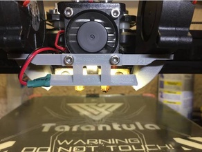 tevo tarantula extruder led strip mount 3d printer accessories parts lights 3d print model - Mito3D