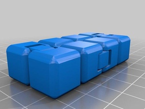 fidget cube remix reduziert mechanische Spielzeuge block zappeln Spielzeug - 3d print model - Mito3D