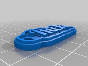 rick Schlüsselanhänger kundengebundene 3d print model - Mito3D
