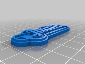 judith Schlüsselbund Schlüsselanhänger kundengebundene 3d print model - Mito3D