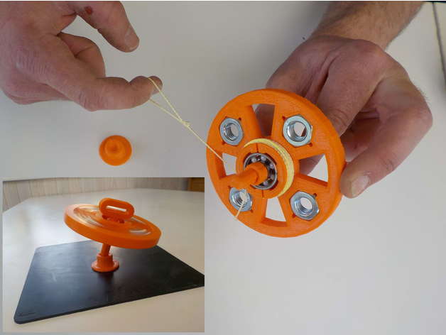 beyblade principale avec lanceur ficelle jouets & jeux fidget main spinner machine à filer 3D print model - Mito3D