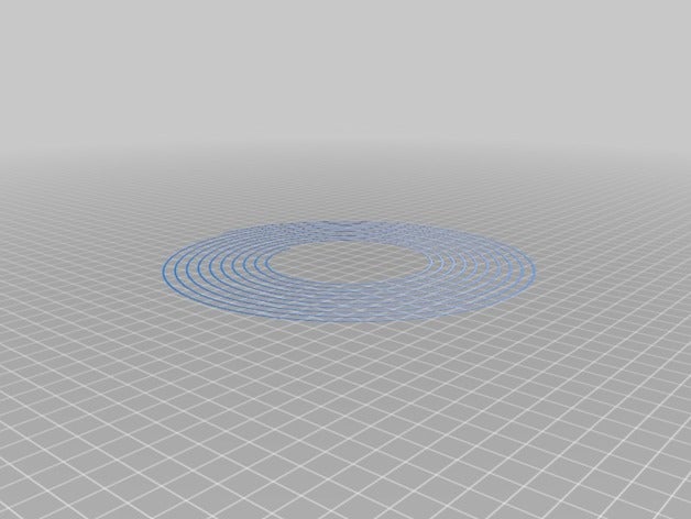 spirale letto test di livello 01 Stampa 3d prove su misura 3D print model - Mito3D
