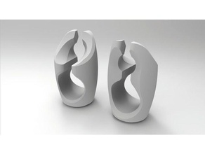 forma di pietra sculture art monolite statua 3d print model - Mito3D
