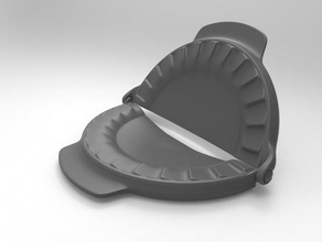 Knödel drücken 3d-drucken Gelenk Küche vectary 3d print model - Mito3D