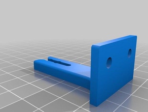 semplice attacco inferiore tende orizzontali arredamento 3d print model - Mito3D