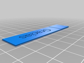 marcador de 2 La impresión en 3d personalizado 3d print model - Mito3D