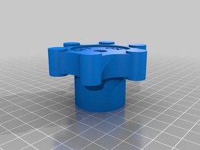 exterior 1 4 vez manípulo da torneira peças de substituição 3d print model - Mito3D