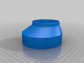 filahobber 120pipe reducer parts customized 3d print model - Mito3D