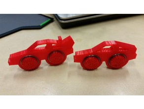 delorean fidget spinner mechanical toys dmc-12 3d print model - Mito3D
