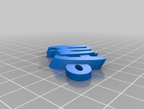 etiqueta de nombre amy organización personalizado 3d print model - Mito3D