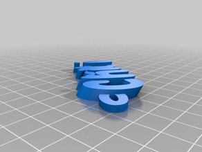 nametag christi organization customized 3d print model - Mito3D