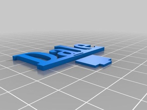 dale +stand 3d printing 3d print model - Mito3D