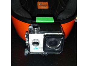 camera clip biltwell gringo chin bar sport & outdoors action cam mount helmet motorcycle 3d print model - Mito3D