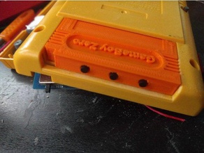 gameboy zero screen button game cartridge video games 3d print model - Mito3D