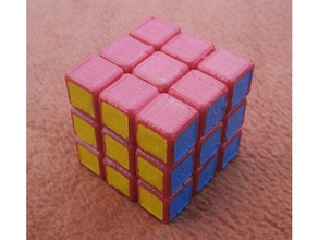 rubik's magnet puzzles rubiks cube 3d print model - Mito3D