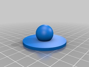 my customized ball-and-socket mount 17mm household 3d print model - Mito3D