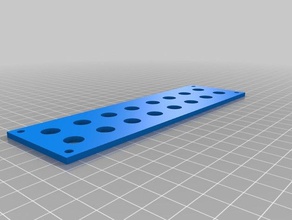 16 way bnc chassis mount panel electronics 3d print model - Mito3D