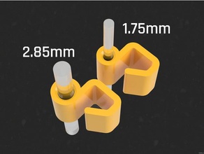 tom ist einfach filament clip nicht nur fillamentum die Spulen v4 3d Drucker Zubehör spool 3d print model - Mito3D