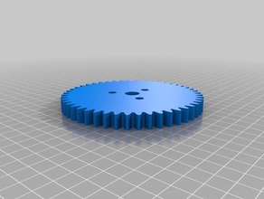 my customized involute spur gear hobby 3d print model - Mito3D