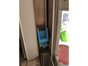 porta scorrevole serratura strybuc charley bar parti di ricambio dispositivo chiusura patio scorrimento 3d print model - Mito3D