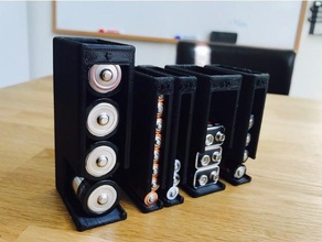 battery holder organization 3d print model - Mito3D