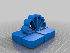 gift card box decor customized 3d print model - Mito3D