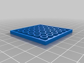 tile 6x6 lego-compatible brick construction toys customized 3d print model - Mito3D