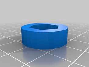bearing-to-hexnut adapter 221 x 13 5 16 mechanical toys customized 3d print model - Mito3D