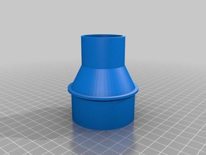 il tubo di aspirazione adattatore parti su misura 3d print model - Mito3D