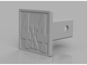 4x4, enganche de remolque la cubierta automoción 3d print model - Mito3D