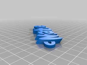 nametag marthie organization customized 3d print model - Mito3D