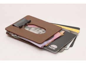 çok ince güvenli binder clip cüzdan aksesuarlar Ciltçi bağlayıcı klibi kartı kartları tutucu minimalist para klipsi sahibi 3d print model - Mito3D