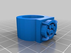 chat noir del anillo La impresión en 3d Impresora milagrosa mariquita 3d print model - Mito3D