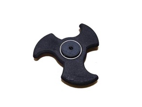 mini bat spinner - m8 nuts toys & games batman bearing fidget toy ninja no support nut 3d print model - Mito3D