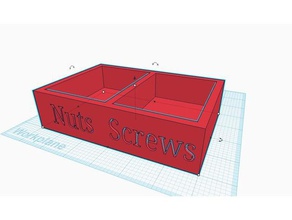 nut & screw bay 3d printing building construction household tool workshop 3d print model - Mito3D